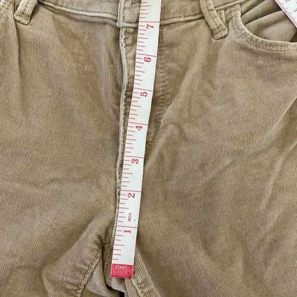 LOFT Ann Taylor Tan Corduroy Modern Boot Pants Size 6 Beige Cords EUC - Picture 8 of 10